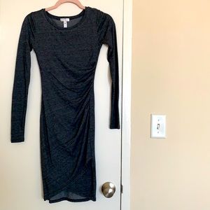 LEITH Jersey knit long sleeve dress XXS